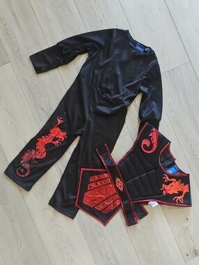 Halloween Ninja Costume Dress Up, XS / Size 4T